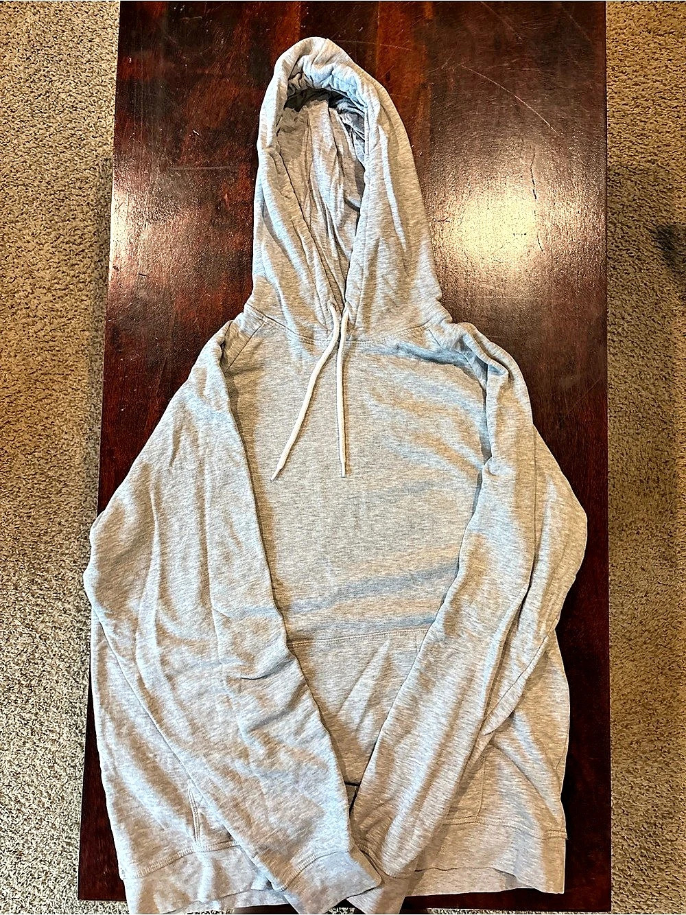 H&M Regular Fit Hoodie Men's Gray Hoodie Size Large